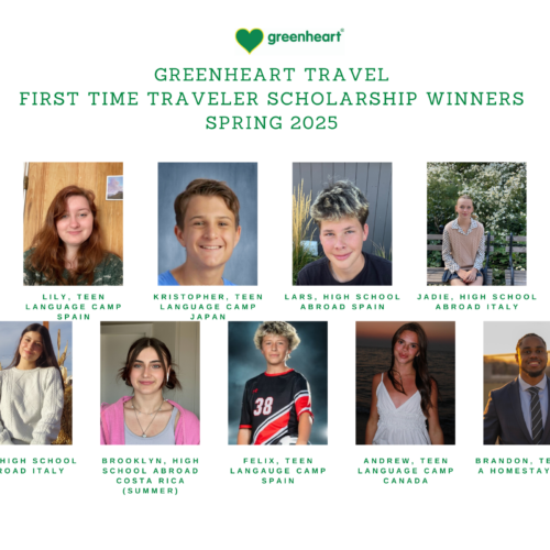 Meet Greenheart’s First Time Traveler Winners for Spring 2025!